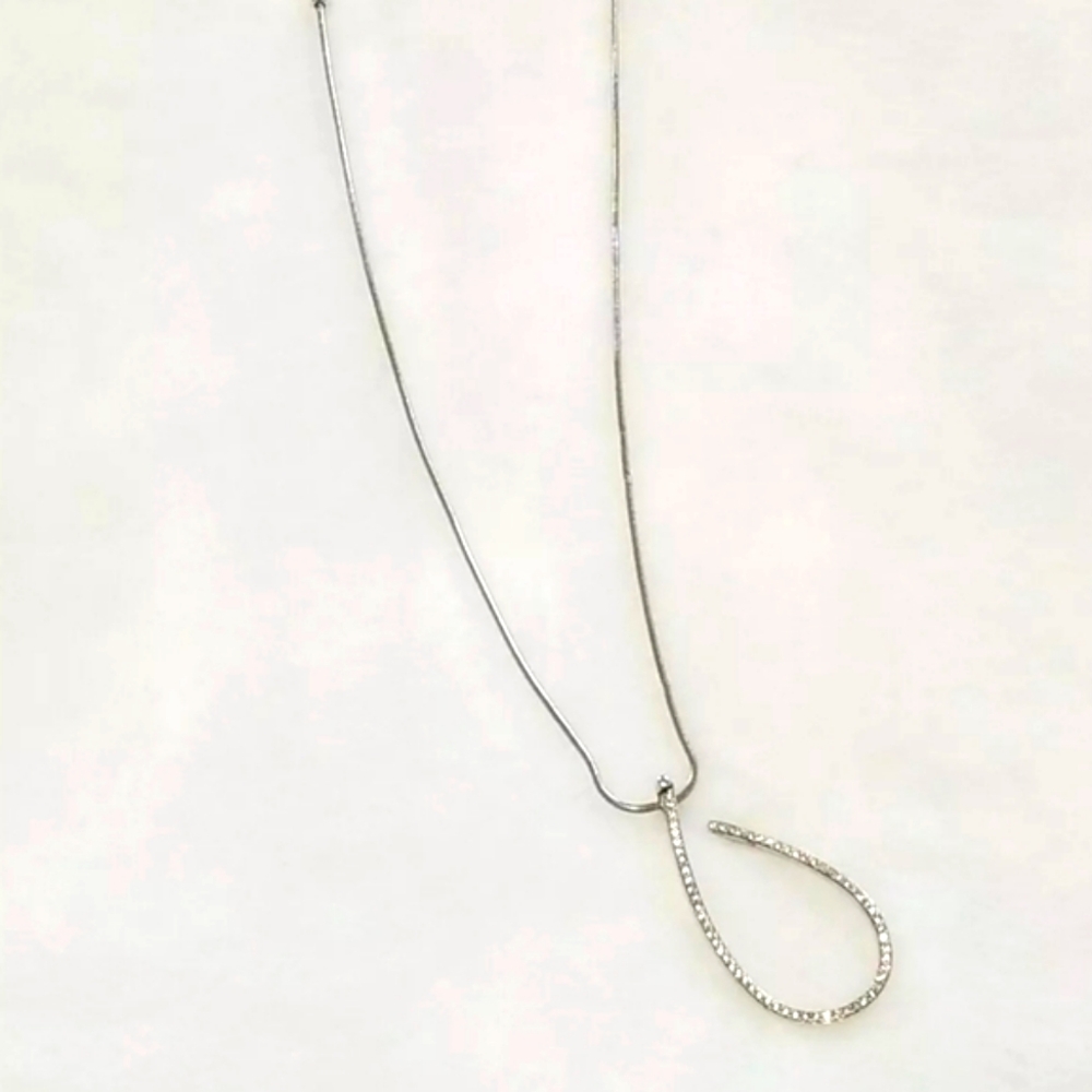 Brighton Silver Plated Rhinestone Necklace